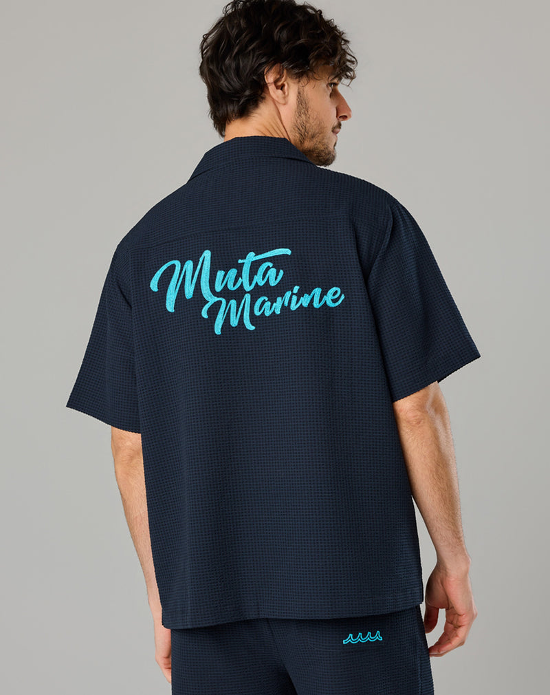 シアサッカー オープンカラーシャツ [全2色] – muta Online Store