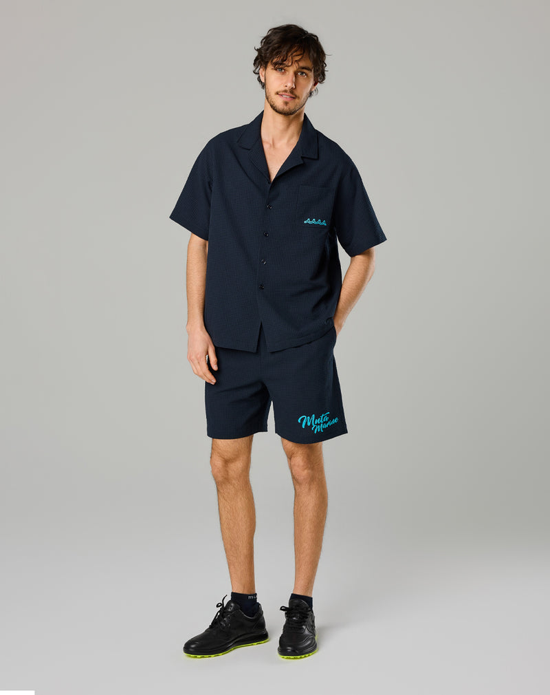 激レア　KITH シアサッカーシャツ　アロハシャツ　オープンカラー シアサッカー オープンカラーシャツ [全2色] – muta Online Store