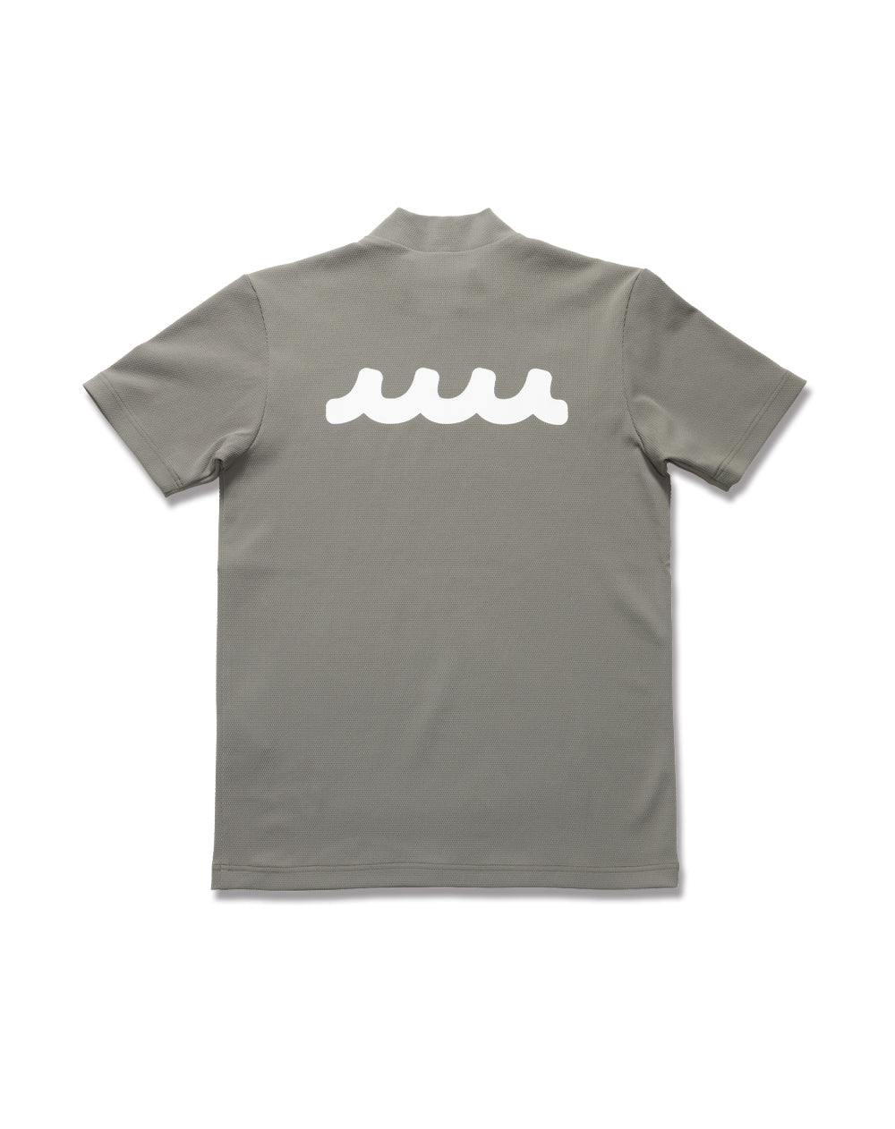 Mic honマチャット モックネックオーバーTシャツ　グレー、ホワイト色 ポップコーンニット モックネックシャツ [全4色] – muta Online Store