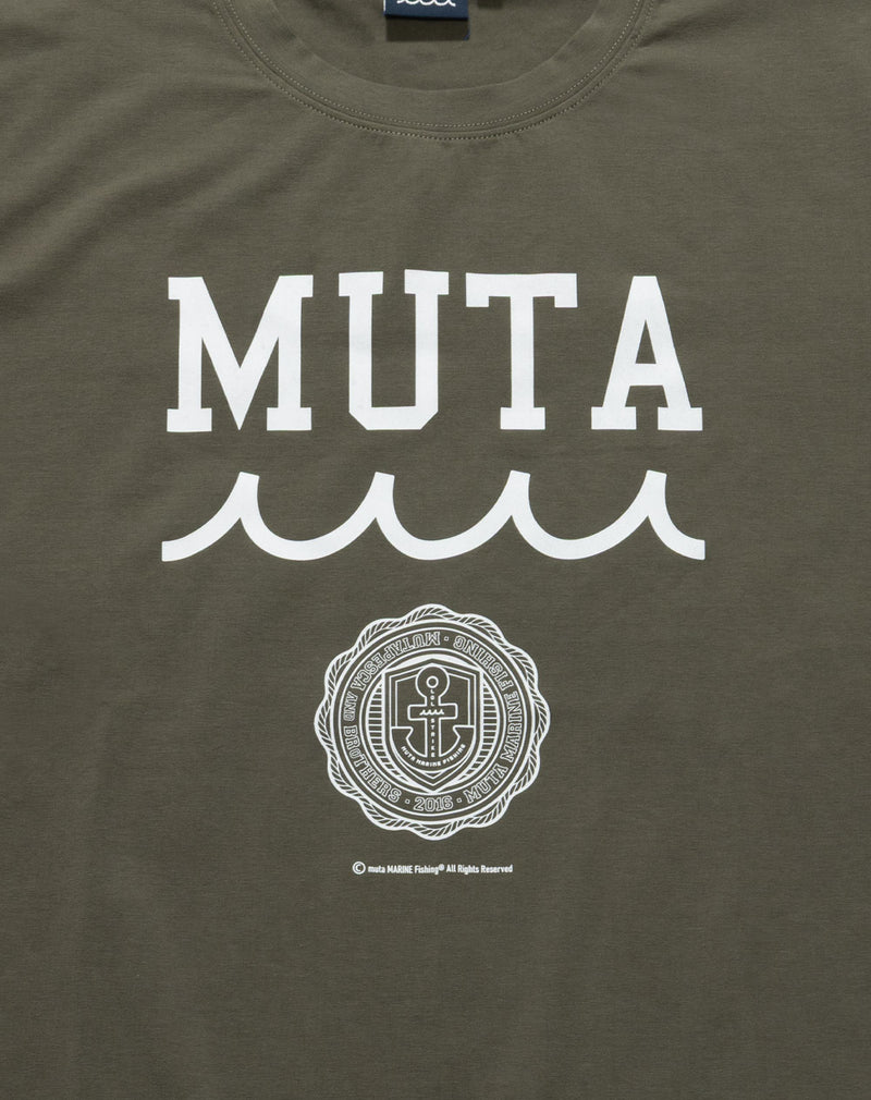 カレッジロゴ ストレッチTシャツ [全5色] – muta Online Store