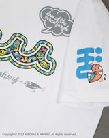 ［EVENT / WEB 限定］NAMIKO (NIBOSHI&) × muta MARINE Fishing Tシャツ (ハマフエフキ)