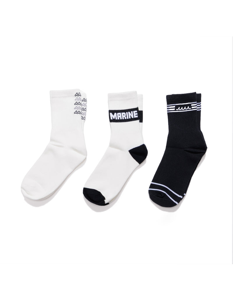 アソートロゴ ソックス 3PACK – muta Online Store