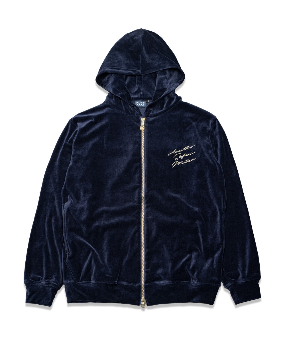 WEB限定］ACANTHUS × Safari × muta MARINE ベロアジップパーカー