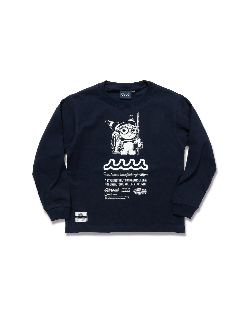Kuromi × muta MARINE Fishing コットンロングスリーブTシャツ [全3色