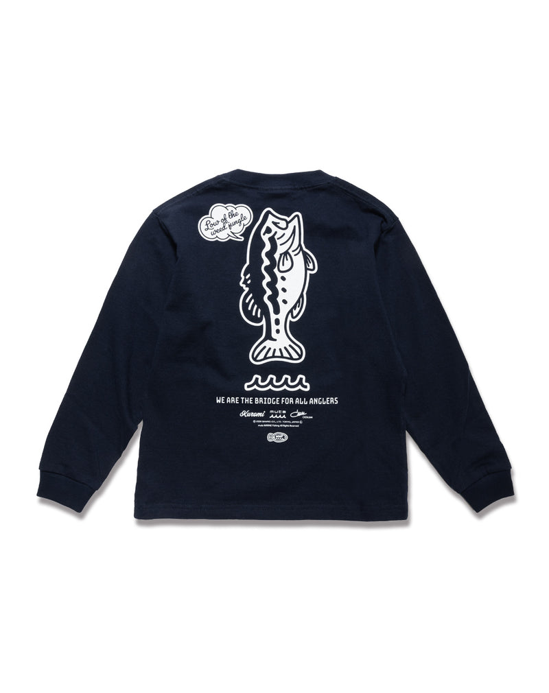 Kuromi × muta MARINE Fishing コットンロングスリーブTシャツ [全3色