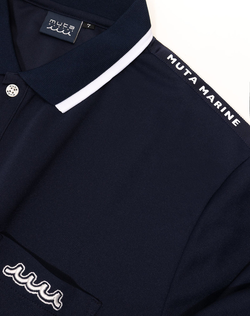店舗限定：muta MARINE GOLF 新宿髙島屋 ］ヘムリブポロシャツ
