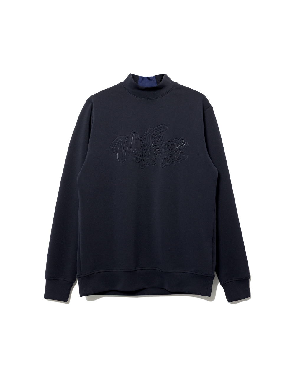 エンボス スムースダンボール モックネックプルオーバー [全3色