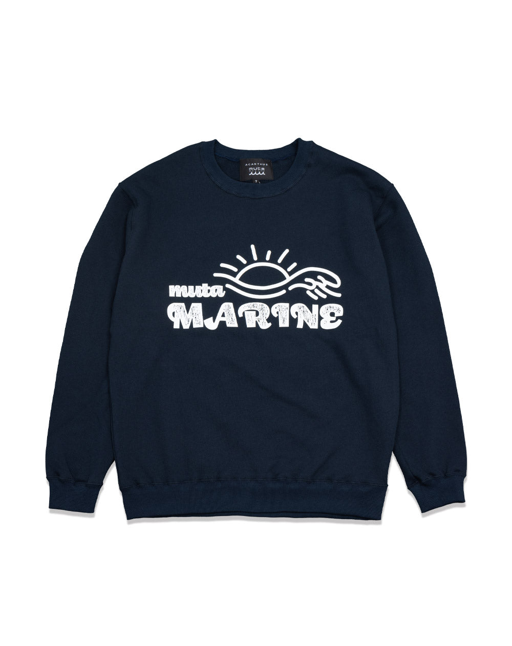 【muta MARINE】x ACANTHUS × ohtadesigh × SToL Crew Sweat ACANTHUS × muta MARINE × ohtadesigh × SToL Crew Sweatshirt