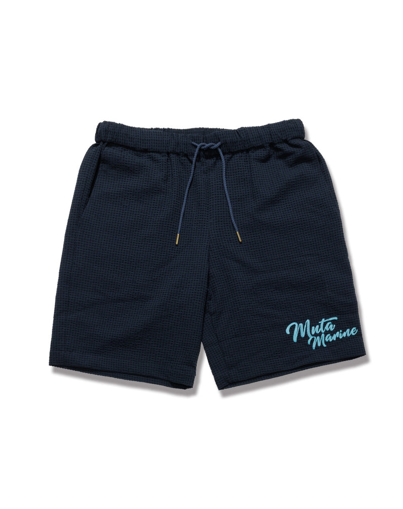 muta MARINE シアサッカー ショートパンツ ネイビー L シアサッカー イージーショーツ [全2色] – muta Online Store