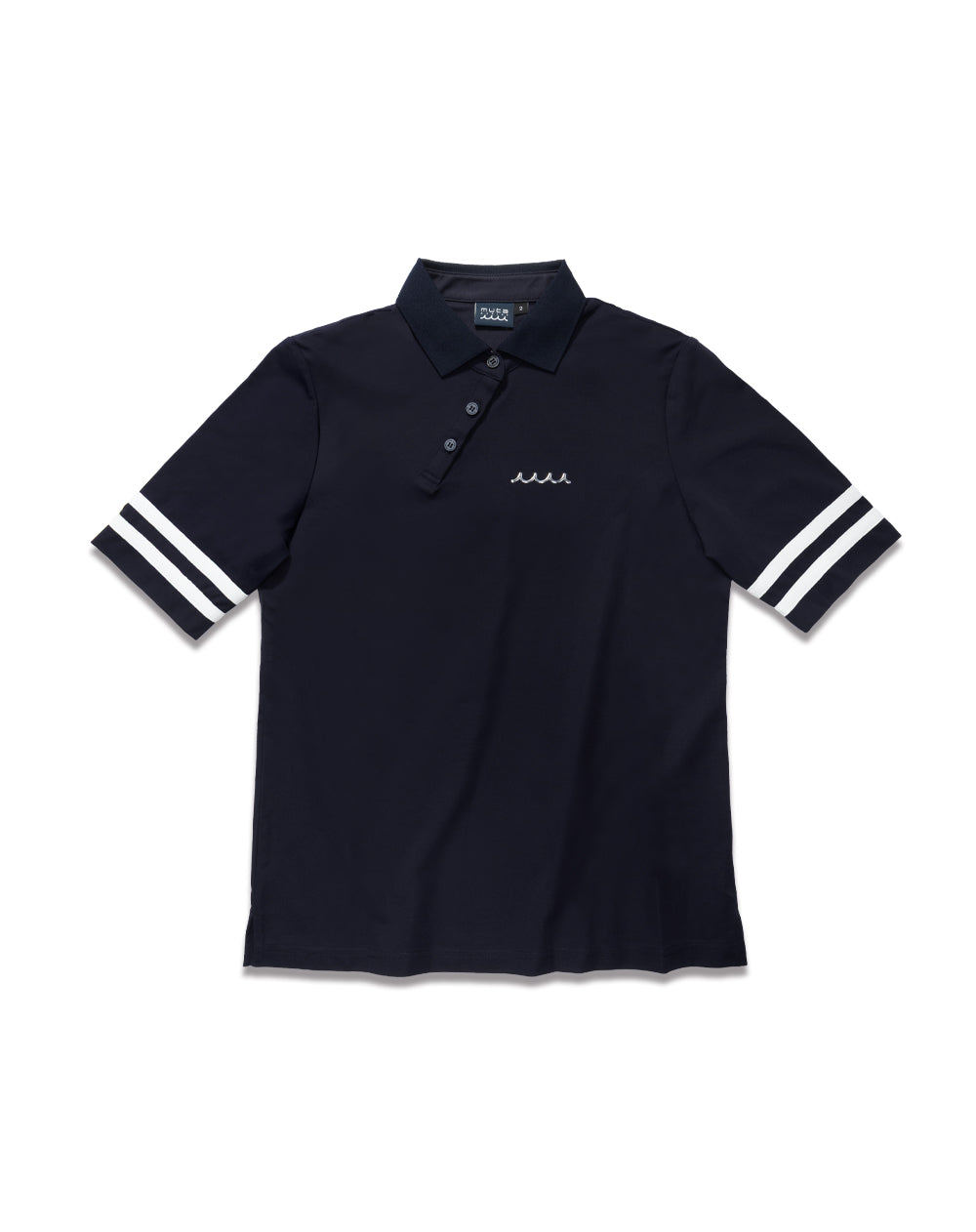 muta ポロシャツ ブラック スラントボタン ポロシャツ [全3色] – muta Online Store