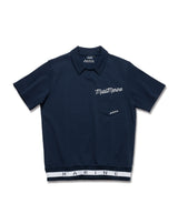 ポップコーンニット ヘムリブポロシャツ [全4色]