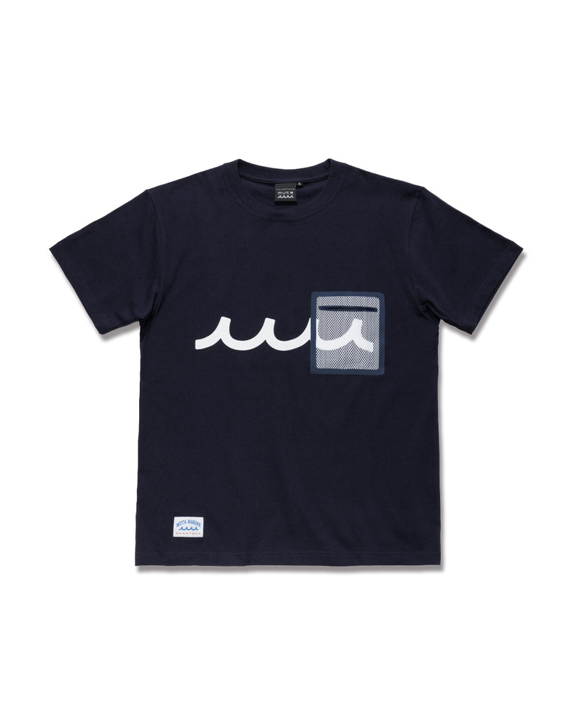 ACANTHUS × muta MARINE Mesh Trimming Pocket Tee [全3色] – muta