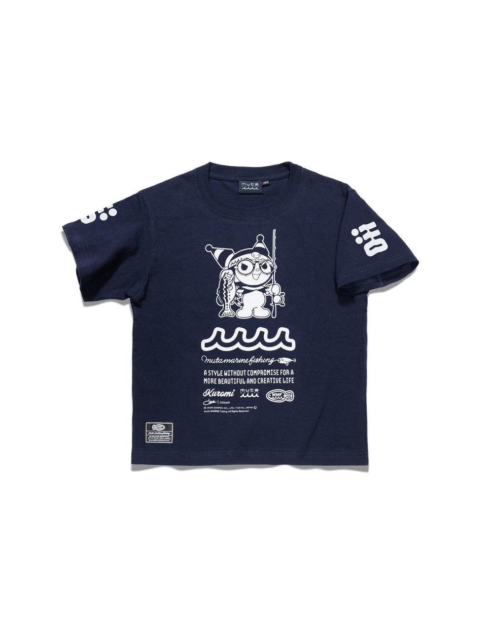 Kuromi × muta MARINE Fishing コットンTシャツ [全3色] (KIDS) – muta