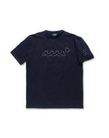 ［BOATSHOW / WEB先行］レザーライクロゴ ストレッチTシャツ [全3色]