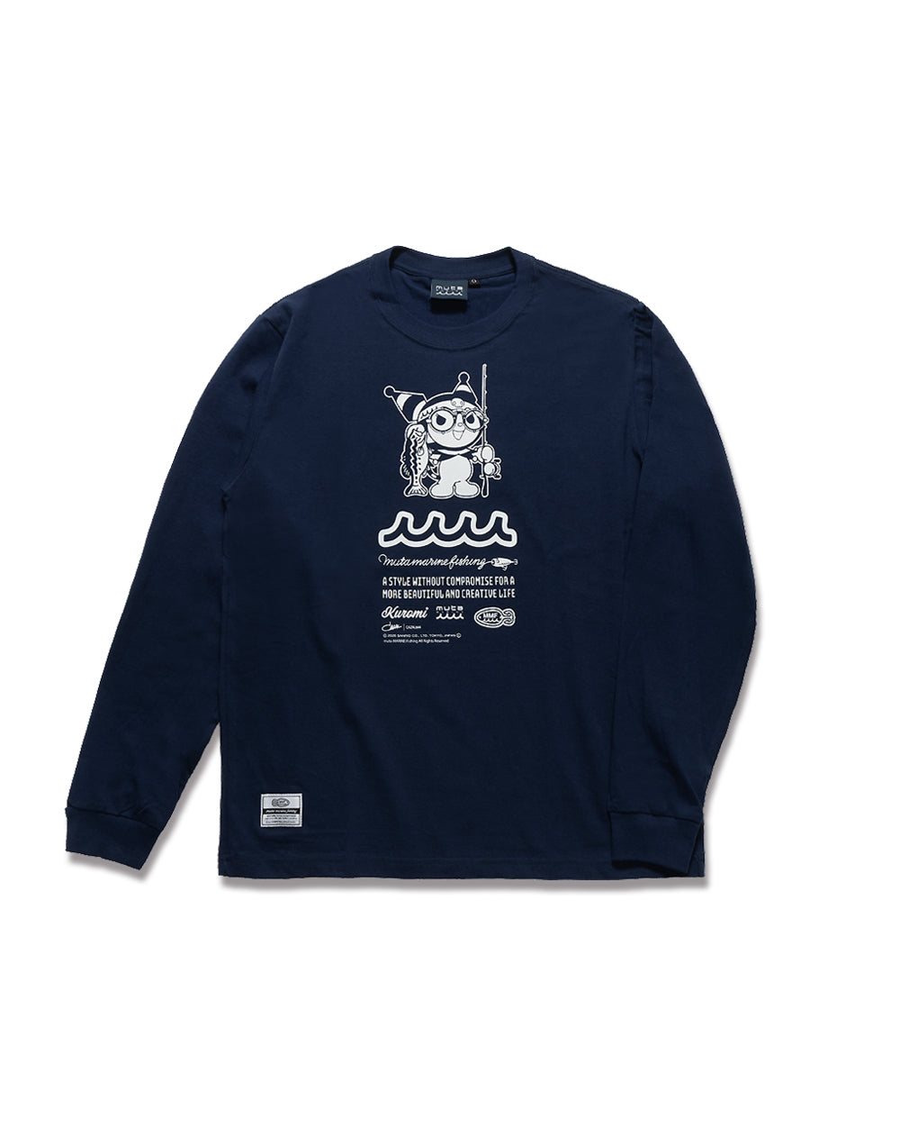 Kuromi × muta MARINE Fishing コットンロングスリーブTシャツ [全3色