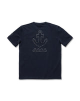 ［BOATSHOW / WEB先行］レザーライクロゴ ストレッチTシャツ [全3色]