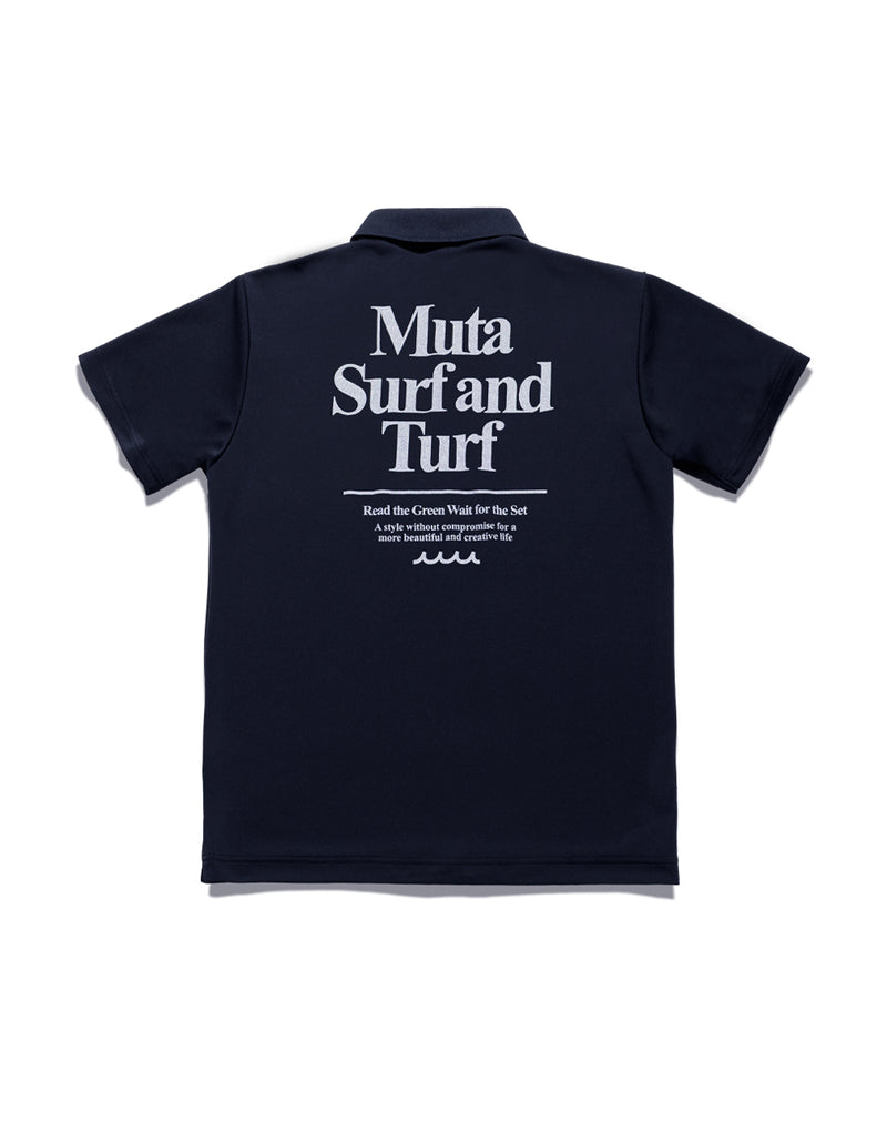 Muta Surf and Turf ネイビー　限定商品　サイズ8 ムータマリン EVENT / WEB限定］Surf and Turf Official Polo (セミワイド) – muta