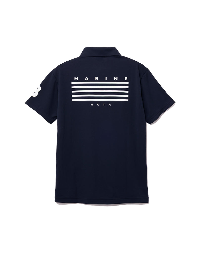 muta ポロシャツ ネイビー/ホワイト 6 5LINE ポロシャツ [全3色] – muta Online Store