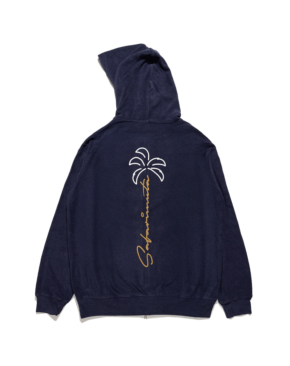 muta MARINE フルジップ パーカー ジャケット M パイル ブラック WEB限定］Safari × muta MARINE パイル ジップパーカー [全3色
