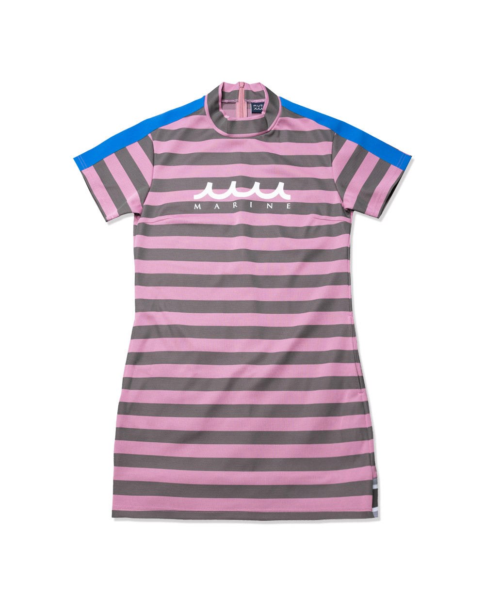 ジャガードボーダー モックネックワンピース [全8色] – muta Online Store