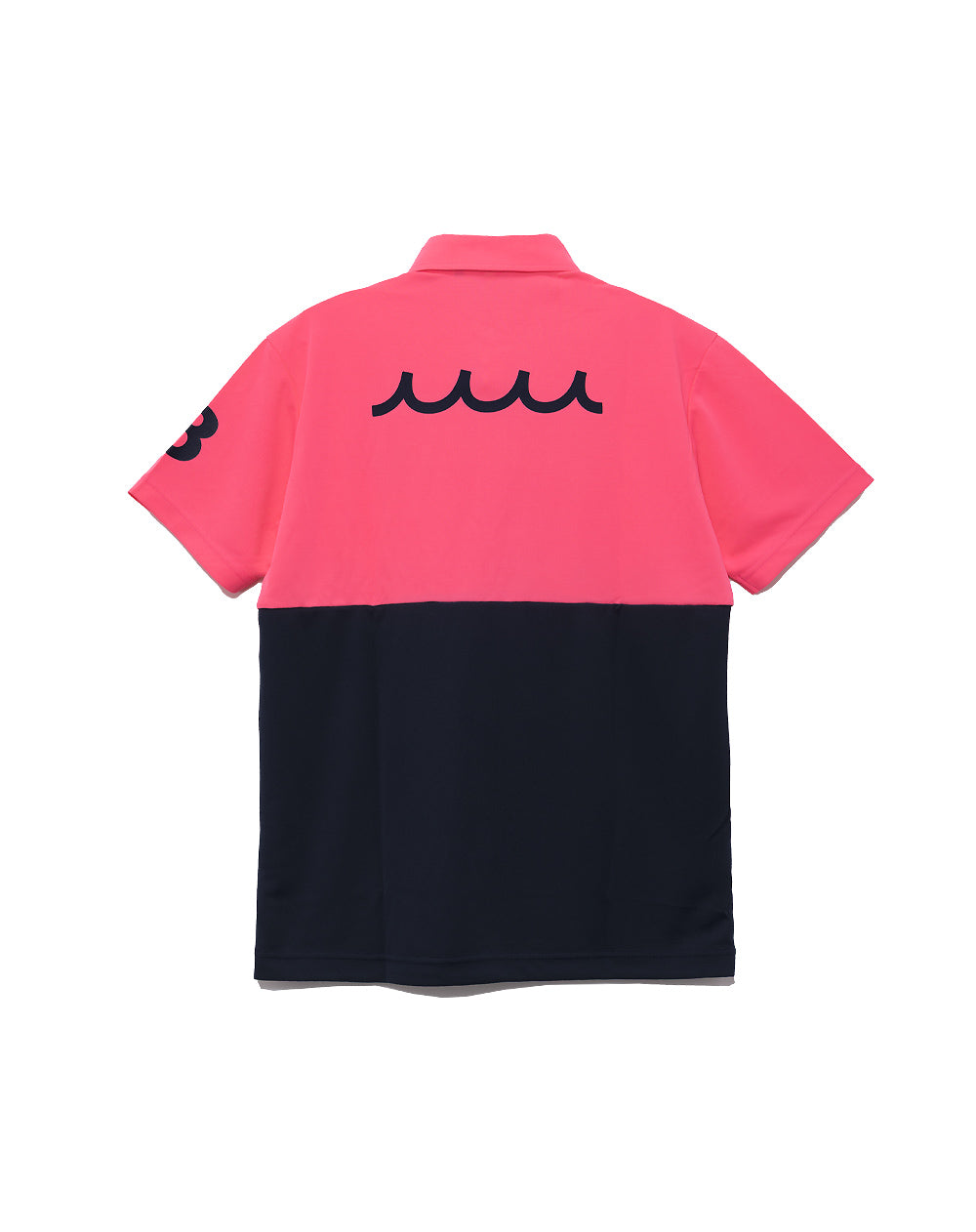 【muta】バイカラーポロシャツ（ネオンピンク）5M マイクロカノコ バイカラーポロシャツ [全3色] – muta Online Store