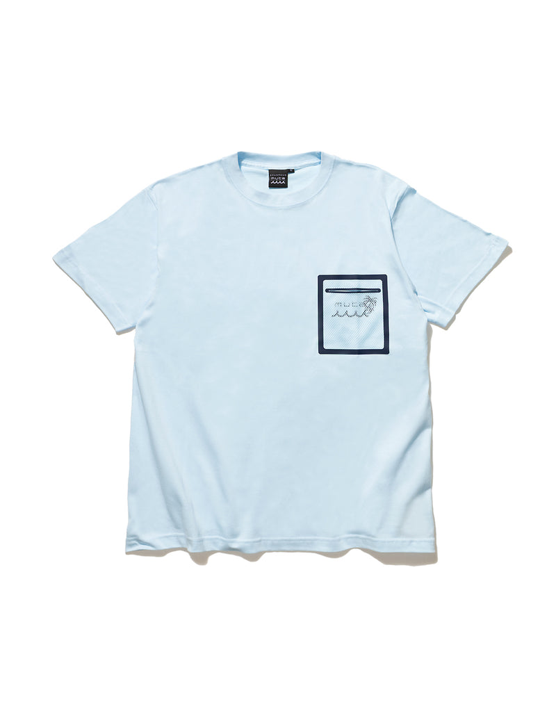ACANTHUS × muta MARINE Mesh Trimming Pocket Tee [全3色]