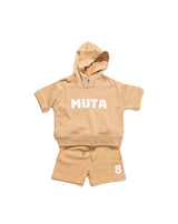 KIDS スウェット 半袖プルパーカー [全4色]
