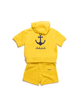 KIDS スウェット 半袖プルパーカー [全4色]