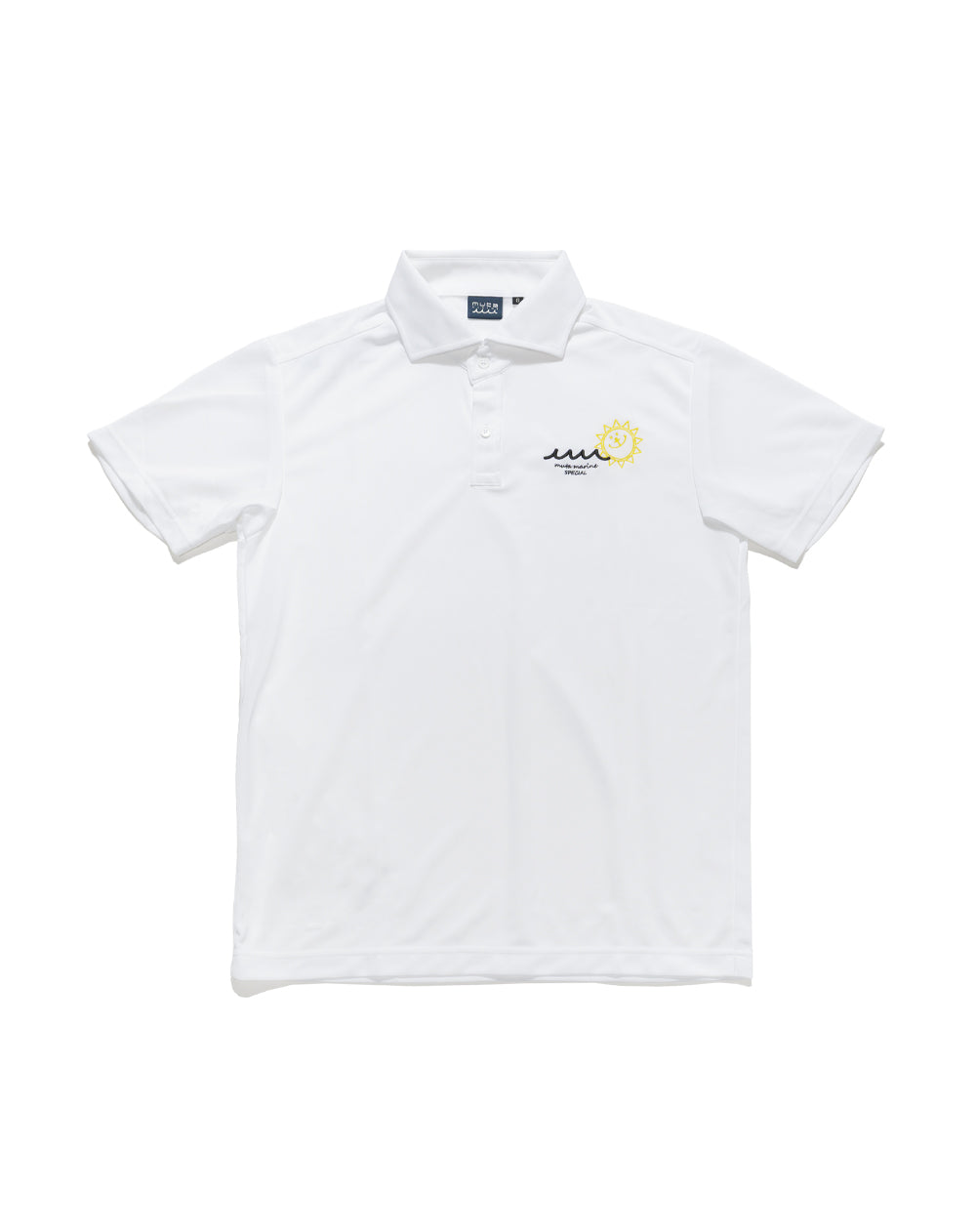 店舗限定：muta GLOBALE OKAYAMA］SUNNY SMILE ポロシャツ [全2色