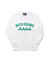 ［店舗限定：muta Salone］カレッジロゴ クルーネックスウェット [全2色]