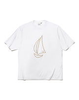 ［店舗限定：muta MARINE ZUSHI］メタルロゴ スムースコットンＴシャツ [全2色]
