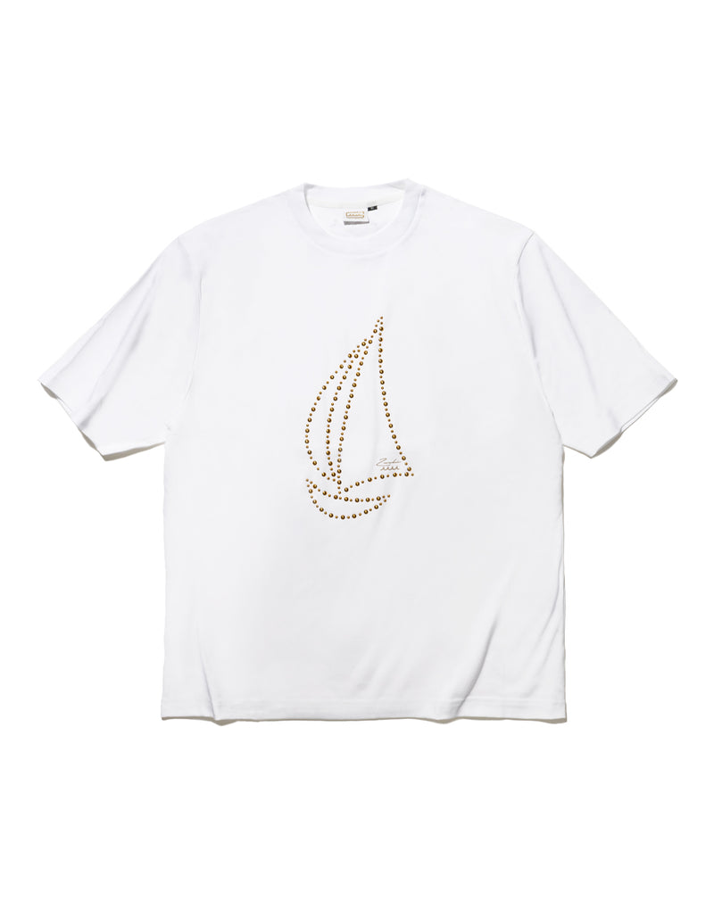 店舗限定：muta MARINE ZUSHI］メタルロゴ スムースコットンTシャツ