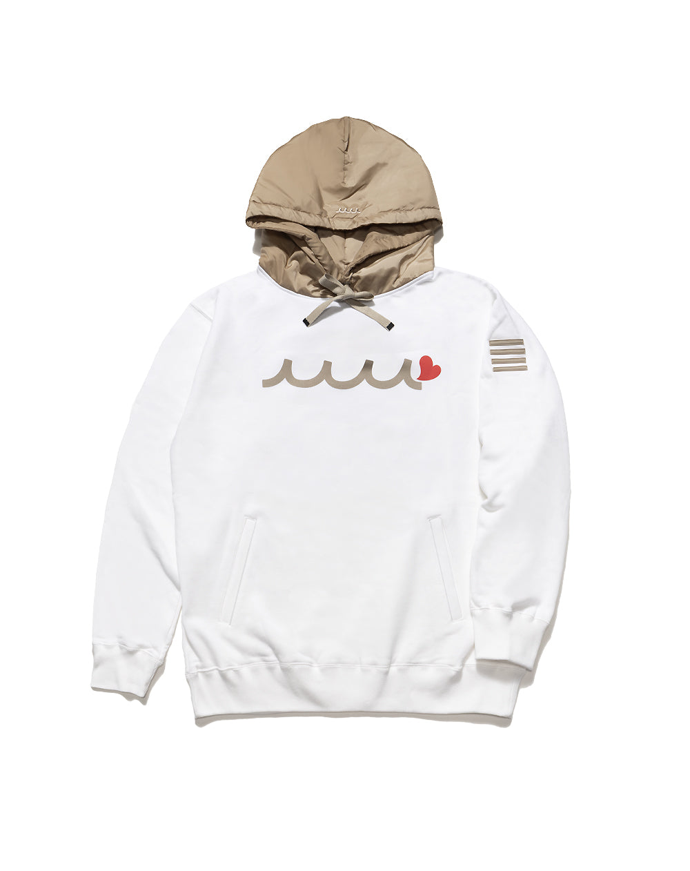 WEB限定］LEON × muta MARINE 中綿フード切替 プルパーカー