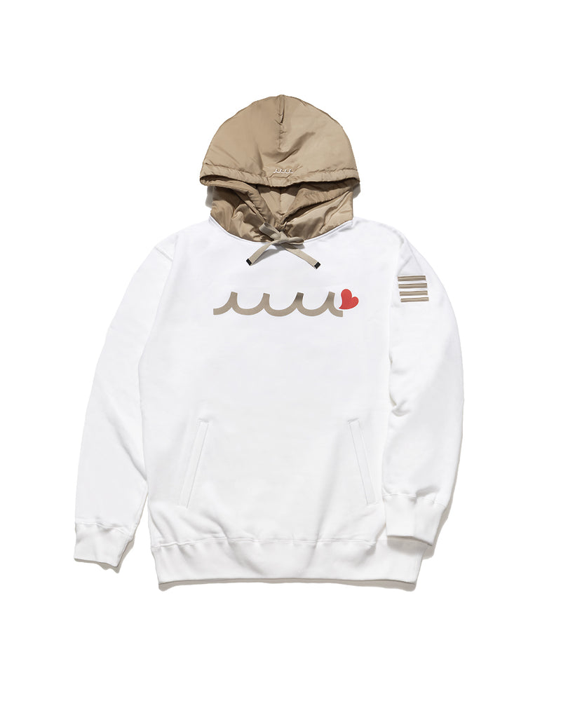 ［WEB限定］LEON × muta MARINE　中綿フード切替 プルパーカー
