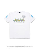 NAMIKO (NIBOSHI&) × muta MARINE Fishing Tシャツ (ホホジロザメ) [全2色]