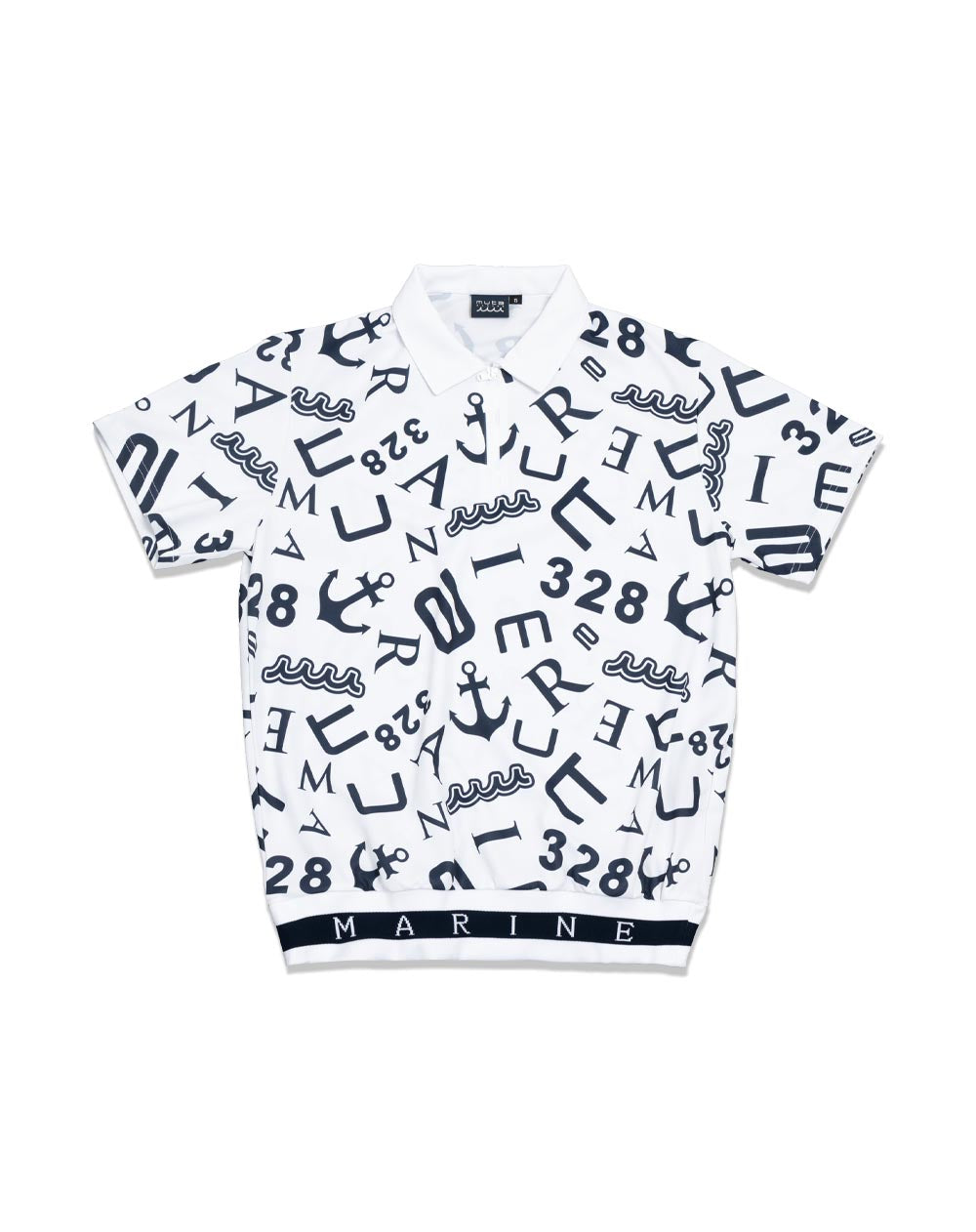 ハーフジップ ヘムリブ ポロシャツ [全3色] – muta Online Store