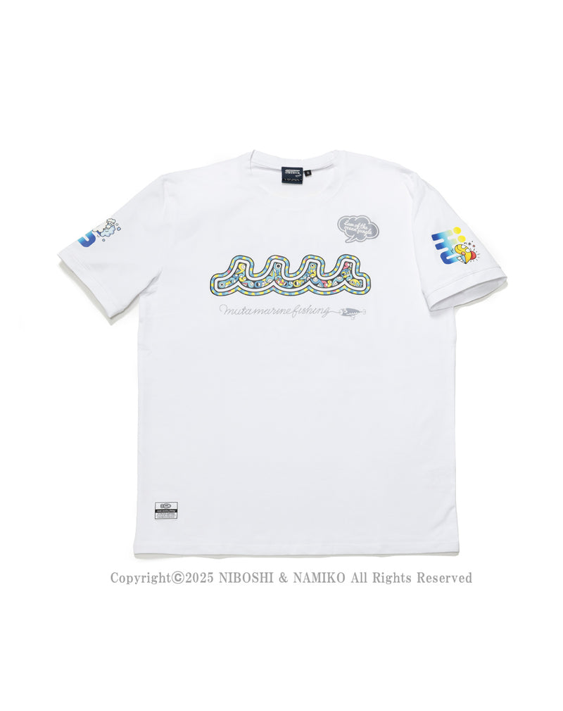 ［EVENT / WEB限定］NAMIKO (NIBOSHI&) × muta MARINE Fishing Tシャツ (ツチホゼリ) [全2色]