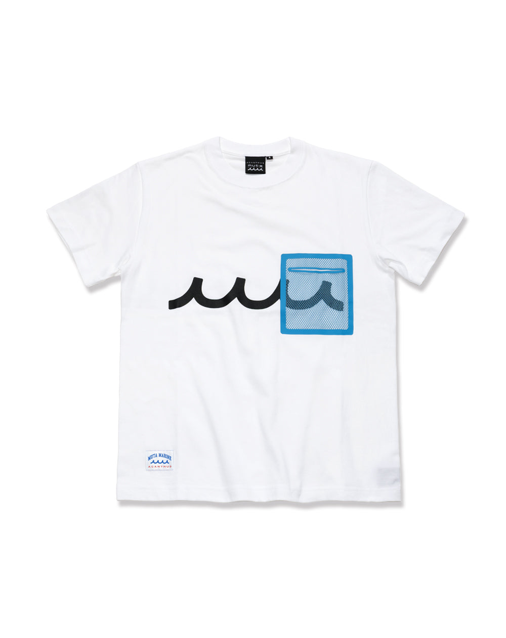 ACANTHUS × muta MARINE Mesh Trimming Pocket Tee [全3色] – muta