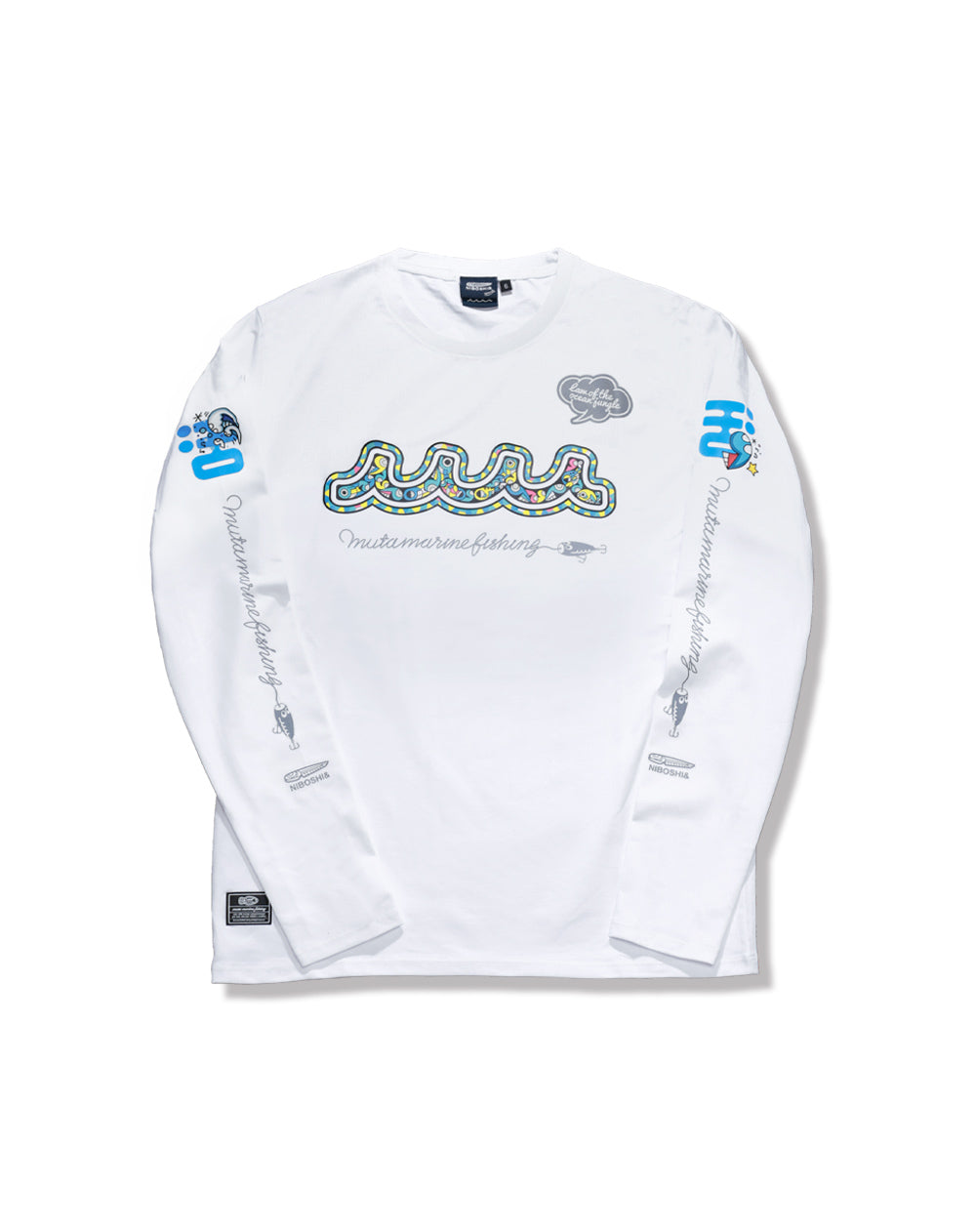 MUTA MARINE  FLASH 長袖 ラッシュロングTシャツ (WAVEロゴ) [全6色] – muta Online Store