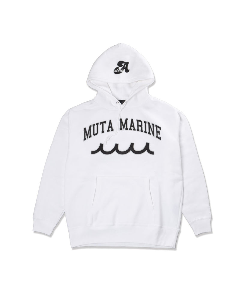 ACANTHUS x muta MARINE College Logo Hooded Sweatshirt [全5色 