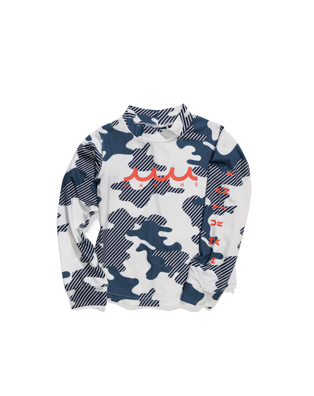 KIDS ラッシュロングスリーブTシャツ (ダイアゴナルカモ) [全3色