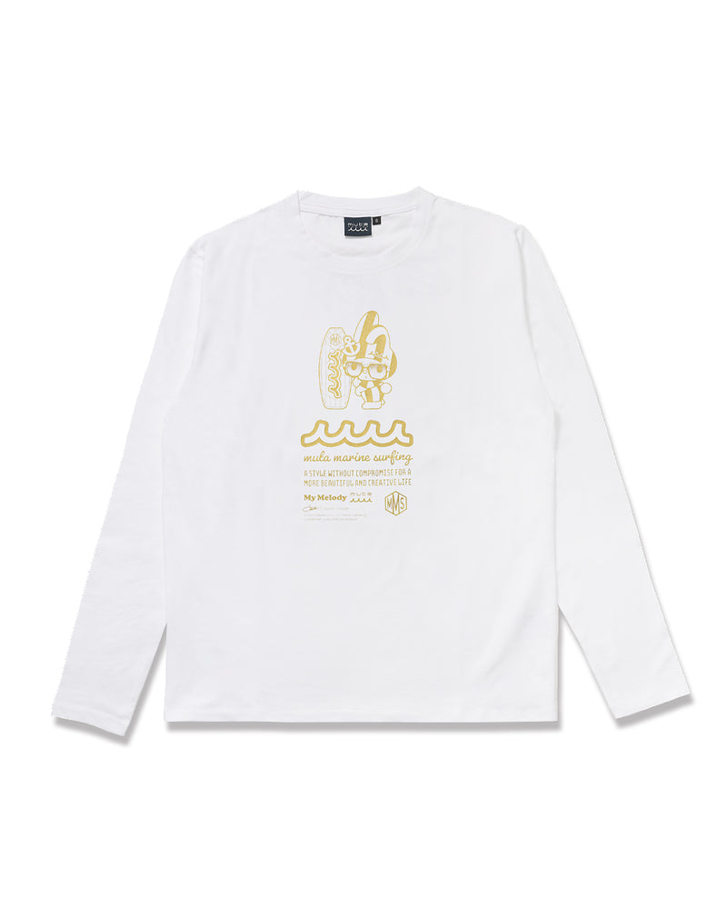 My Melody × muta MARINE SURFING ストレッチロングスリーブTシャツ