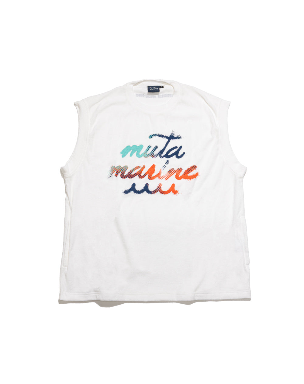 完売 Safari × muta MARINE パイルノースリーブタンクトップ EVENT / WEB］Safari × muta MARINE パイル タンクトップ [全4色