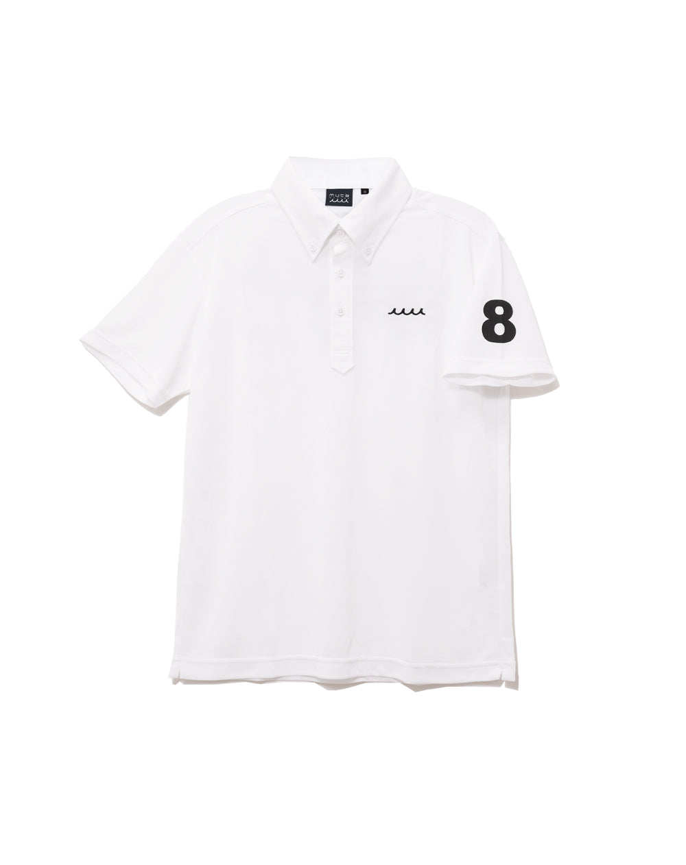 MUTA MARINE ムータ ポロシャツ BACK 5LINE 白 L MUTA MARINE ムータ ポロシャツ BACK 5LINE 白 L BACK 5LINE