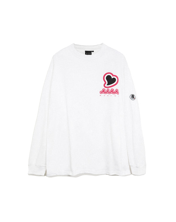ACANTHUS × muta MARINE Sweet Logo L/S Tee [全3色]