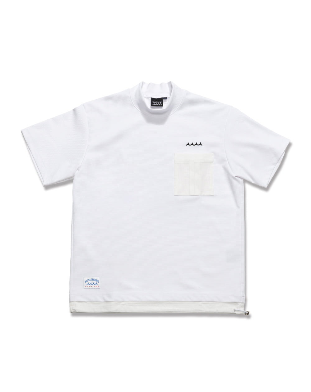 ACANTHUS × muta Mesh Mockneck S/S Top [全3色] – muta Online Store