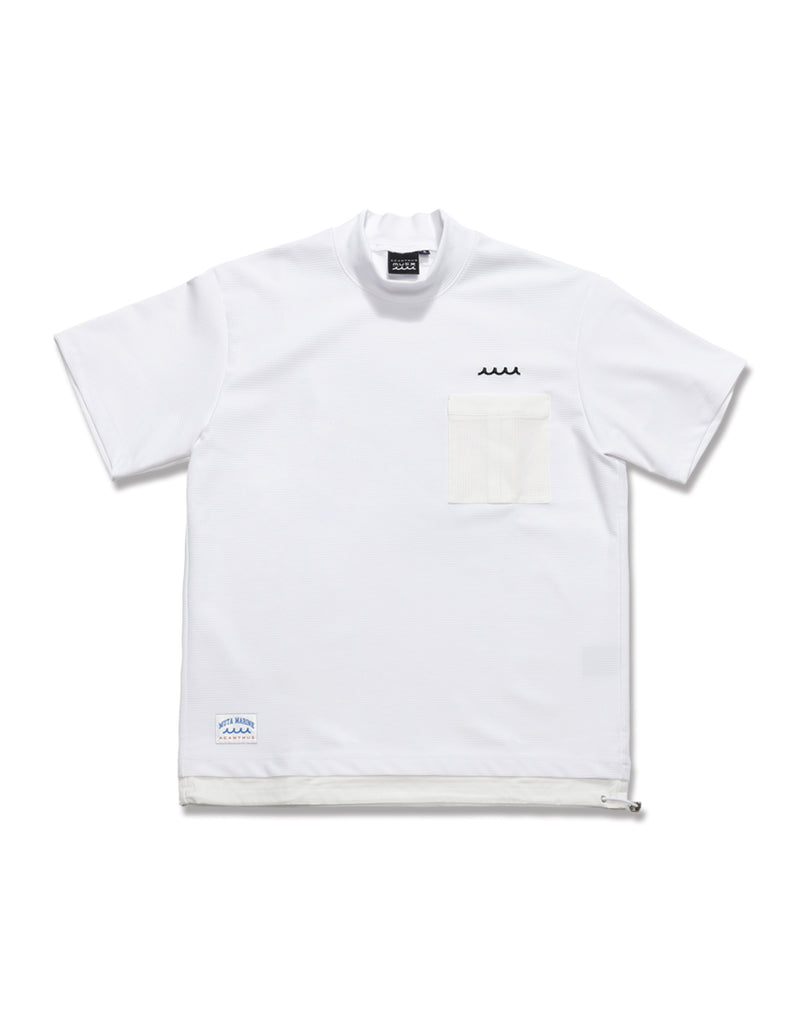 ACANTHUS × muta Mesh Mockneck S/S Top [全3色] – muta Online Store