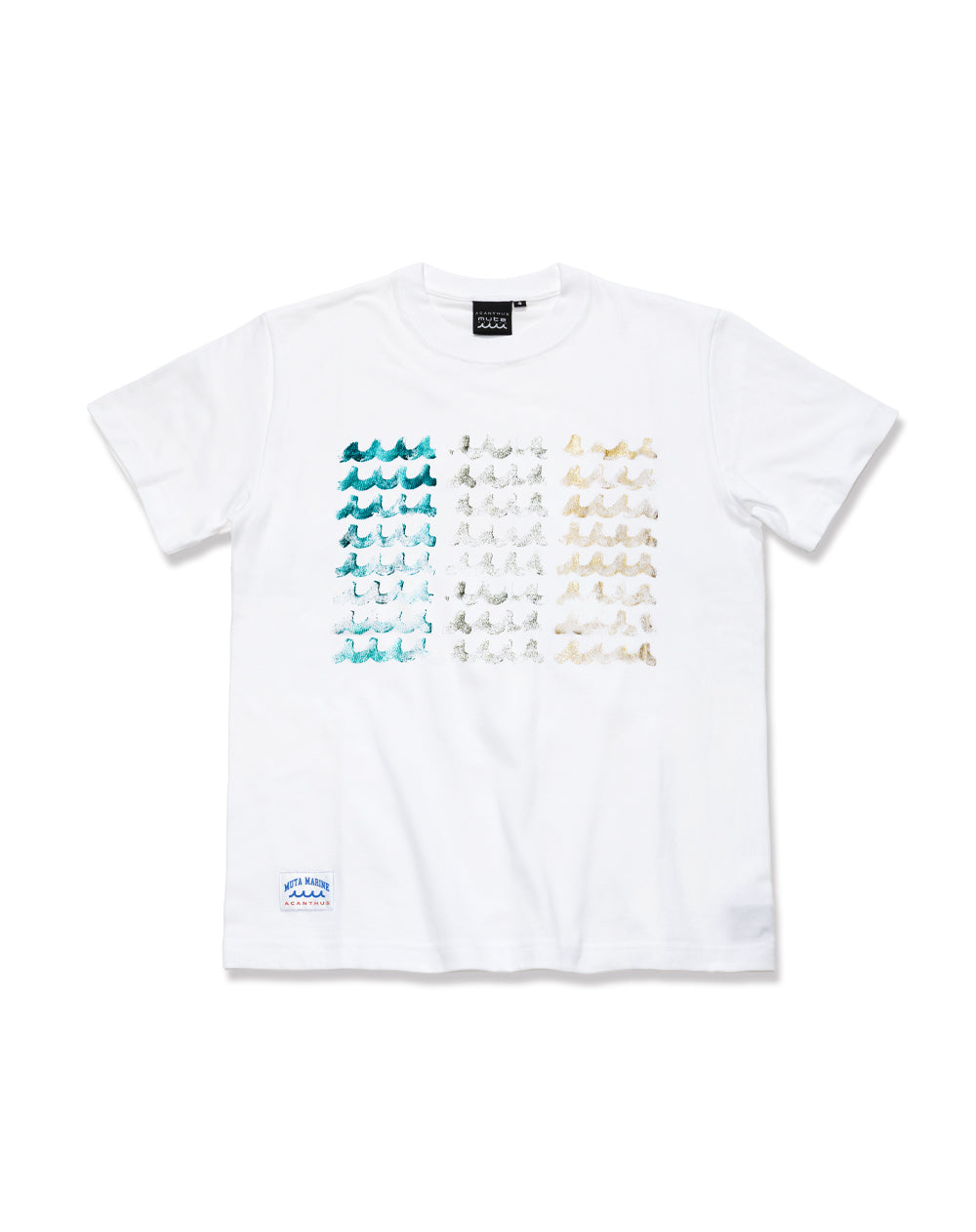 ACANTHUS × muta MARINE Foil Print Wave Logo Tee [全3色] – muta