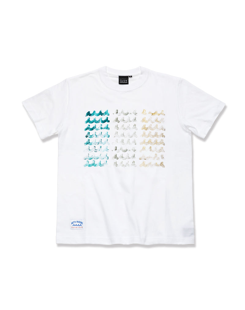 ACANTHUS × muta MARINE Foil Print Wave Logo Tee [全3色] – muta