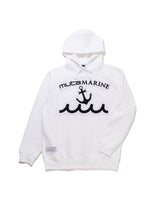ACANTHUS × muta MARINE Big Embroidered Patch Hooded Sweatshirts [全3色]